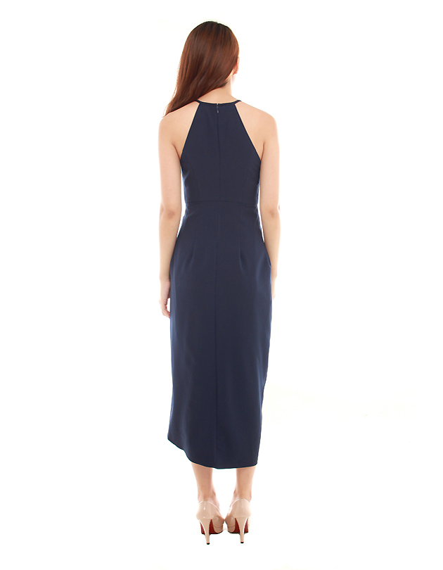 Tulip Dress in Navy Blue